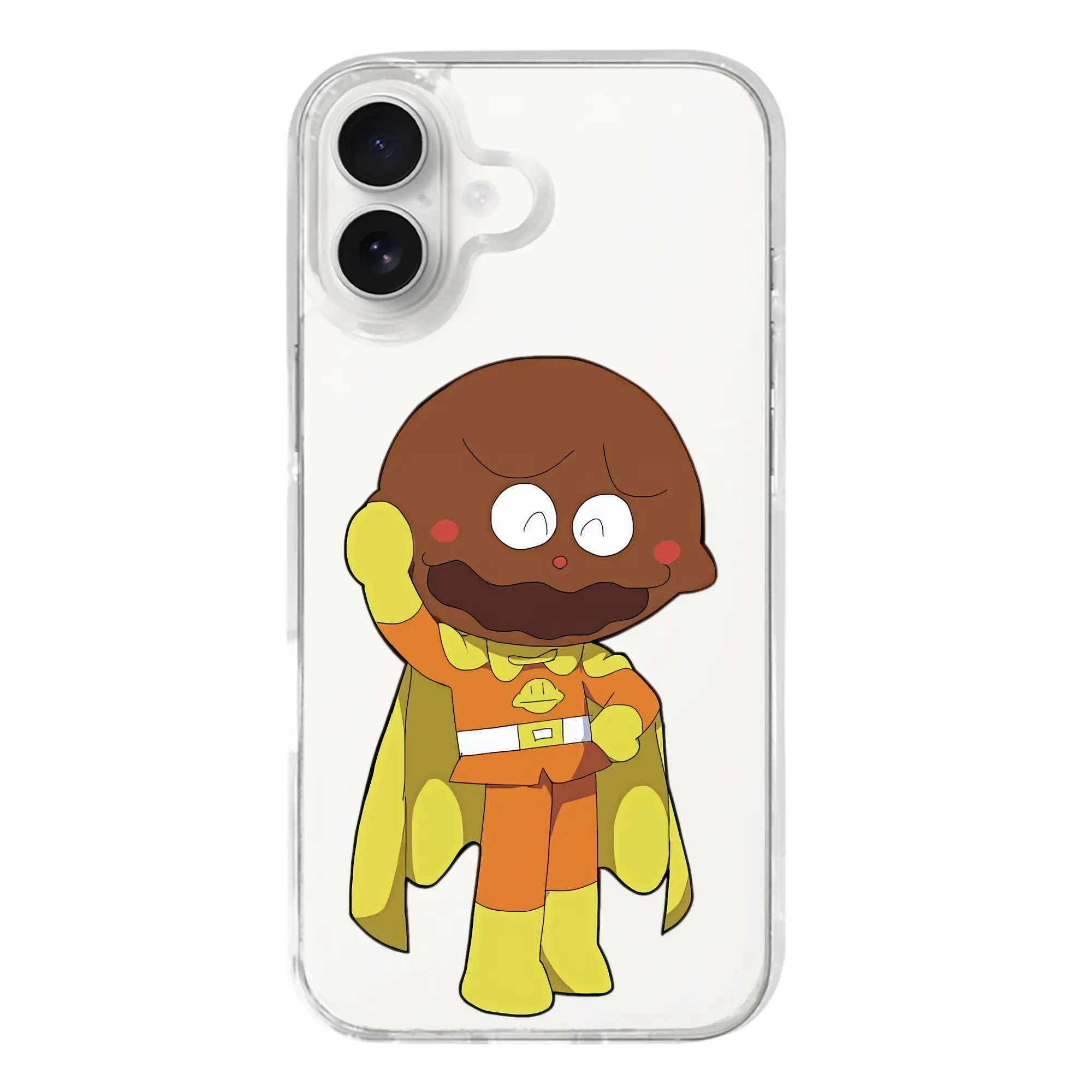 アンパンマン グッズ,カレーパンマン - iPhone 17シリーズ 透明スマホケース – 薄型・耐衝撃・精密フィット保護カバー